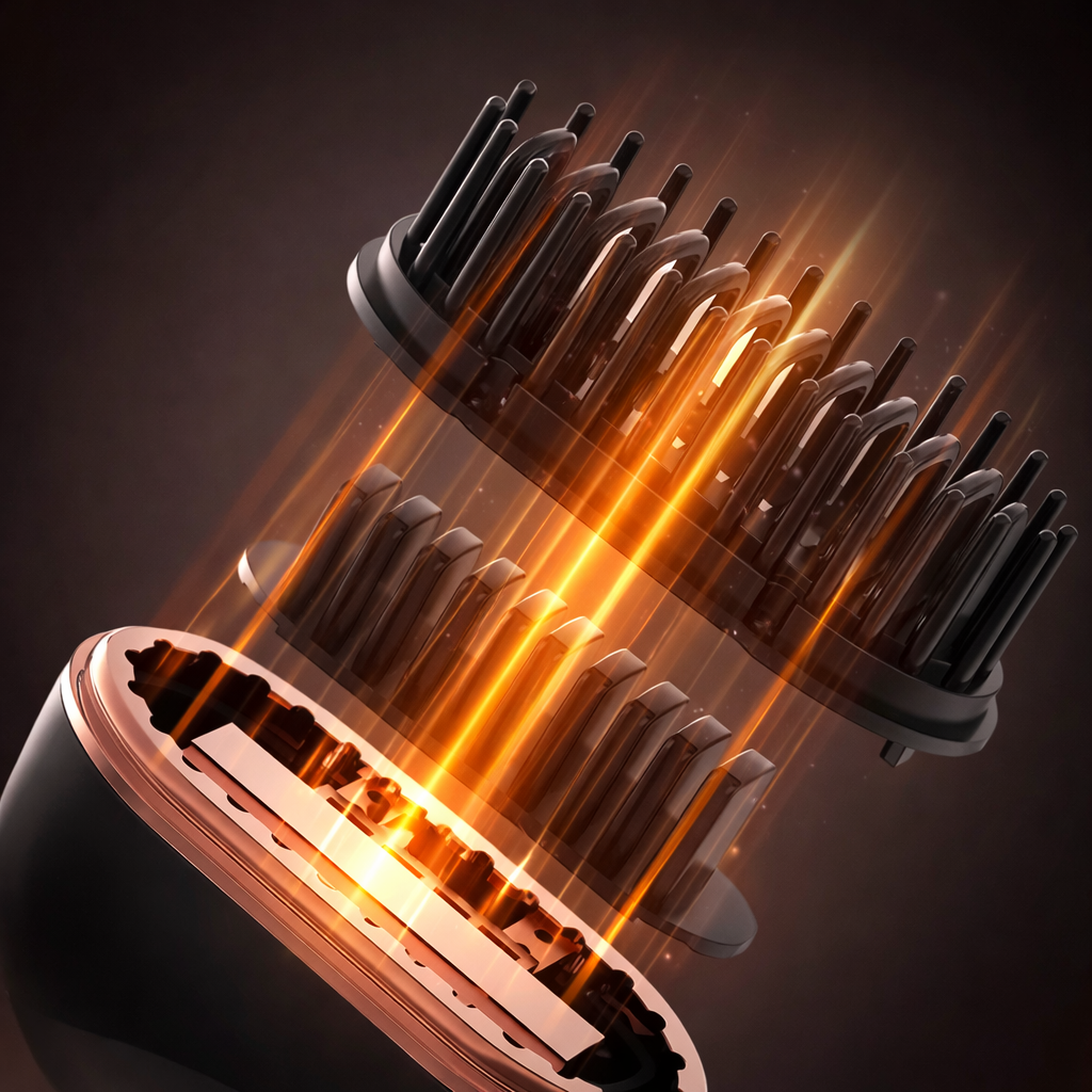 Wireless Hair Straightening Brush