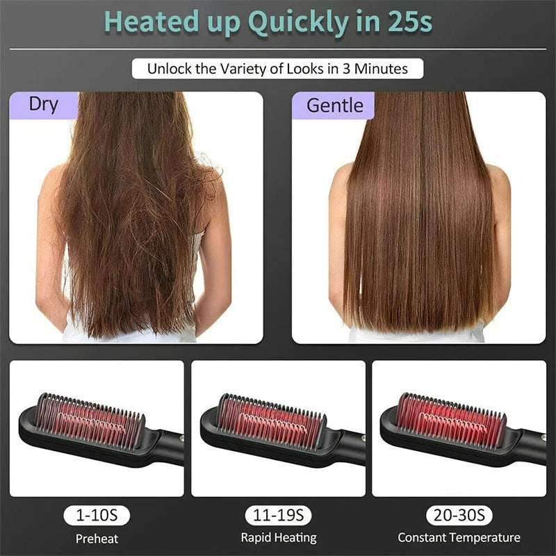 Heated Electric Hot Comb